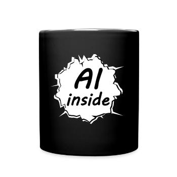 Intelligence informatique - Mug uni - noir - Devant