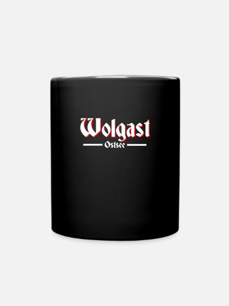 Wolgast - Tasse einfarbig - Schwarz