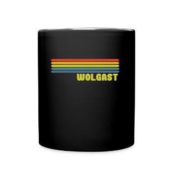 Wolgast - Tasse einfarbig - Schwarz - Vorne