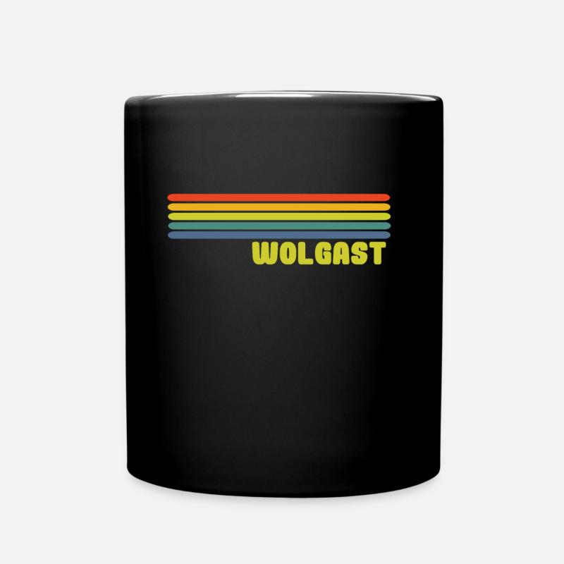 Wolgast - Tasse einfarbig - Schwarz