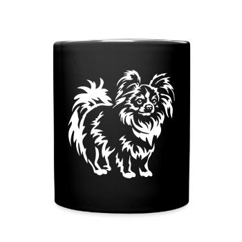 Chihuahua "Black Edition" - Tasse einfarbig - Schwarz - Vorne