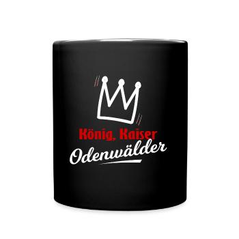 Heimat Odenwald - Tasse einfarbig - Schwarz - Vorne