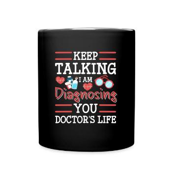Medical Hospital Doctors - Full Colour Mug - black - Front