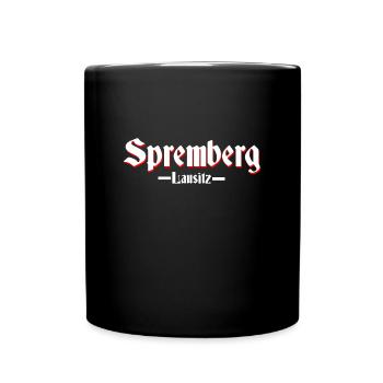 Spremberg - Tasse einfarbig - Schwarz - Vorne