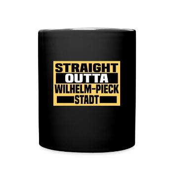 GubenWilhelm Pieck Stadt - Tasse einfarbig - Schwarz - Vorne