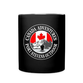 Kanada - Angler - Maple Leaf - Canada - Tasse einfarbig - Schwarz - Vorne