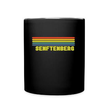 Senftenberg - Tasse einfarbig - Schwarz - Vorne