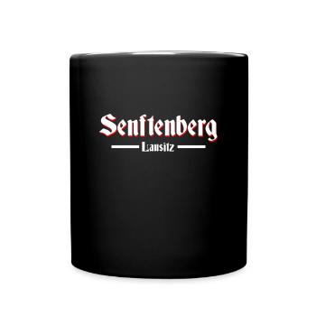 Senftenberg - Tasse einfarbig - Schwarz - Vorne