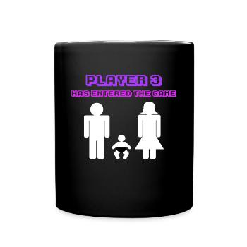 Parent Enceinte Déclaration Famille Bonheur Bébé - Mug uni - noir - Devant