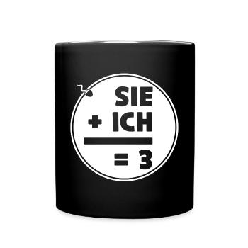 Papa Familie Cooler Spruch Elternteil Schwanger - Tasse einfarbig - Schwarz - Vorne