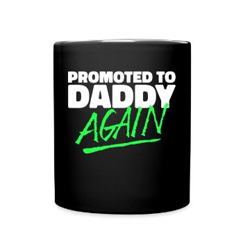 Parents Père enceinte Cool Dire le bonheur de la famille - Mug uni - noir - Devant