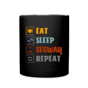Segway Transport Balance Tour - Full Colour Mug - black - Front