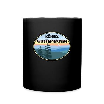 Königs wusterhausen - Tasse einfarbig - Schwarz - Vorne