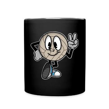 Volley-ball - Mug uni - noir - Devant