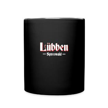 Lübben - Tasse einfarbig - Schwarz - Vorne