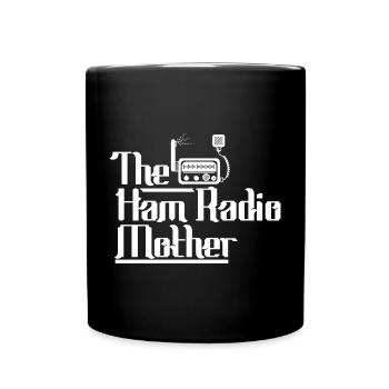 Ham Radio Operator Girl Mom Mutter Sprüche - Tasse einfarbig - Schwarz - Vorne