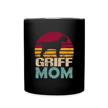 Wirehaired Pointing Mom Mama Frauchen Hundemama - Tasse einfarbig - Schwarz - Vorne