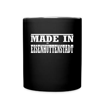 Eisenhüttenstadt - Tasse einfarbig - Schwarz - Vorne