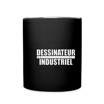 draughtsman - Full Colour Mug - black - Front