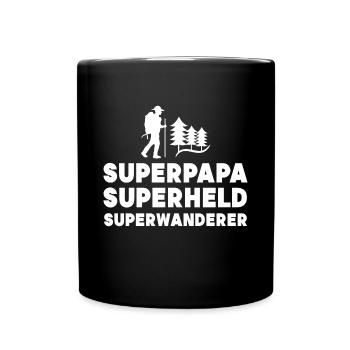Wanderwege Wandern Statement Wanderer Bergwandern - Tasse einfarbig - Schwarz - Vorne