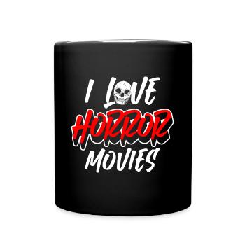 Filmstar Leinwand Action Hollywood - Tasse einfarbig - Schwarz - Vorne