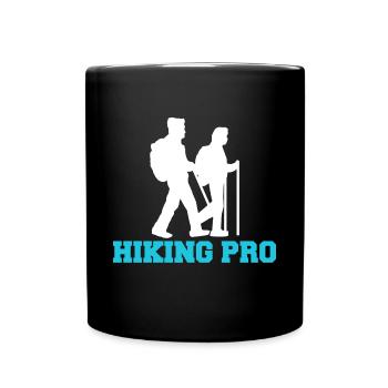 Hiker Mountain Hike Hiking Hike Statement - Full Colour Mug - black - Front