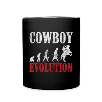 Western Rodeo Dressage Saddle - Mug uni - noir - Devant