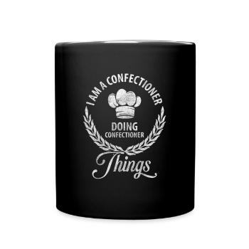 Pastry Chef Cupcake Hobby Baker Dessert - Full Colour Mug - black - Front