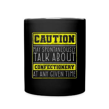 Pastry Chef Chocolate - Full Colour Mug - black - Front