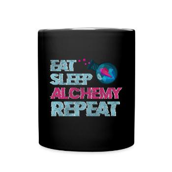 Alchemist Heilung Zeichen Forschung - Tasse einfarbig - Schwarz - Vorne