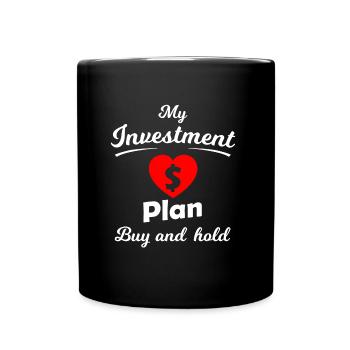 Die Börsen Idee - Tasse einfarbig - Schwarz - Vorne