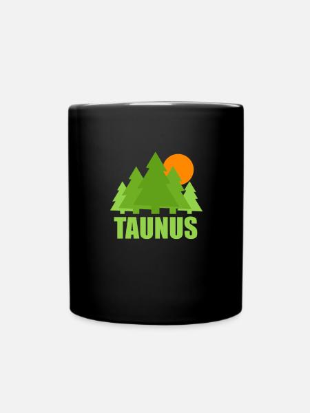 Taunus 08 - Tasse einfarbig - Schwarz