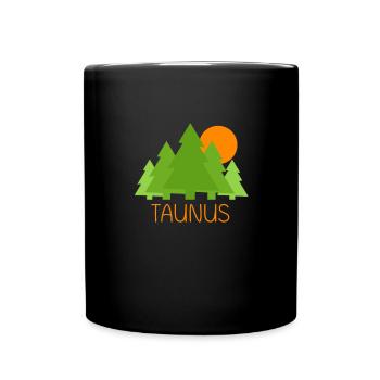 Taunus - Tasse einfarbig - Schwarz - Vorne