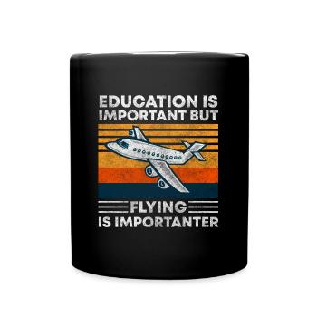 Pilot Work Pilots Gliders - Full Colour Mug - black - Front