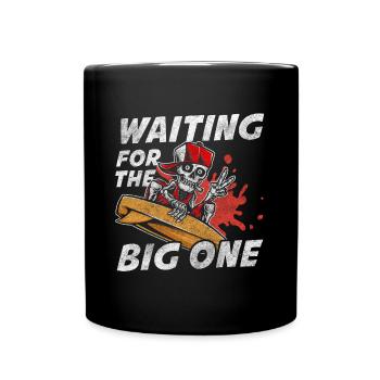 Surfing Surfergirl Sport - Full Colour Mug - black - Front