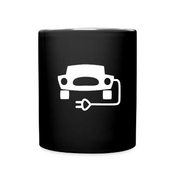 The electric cars - Full Colour Mug - black - Front