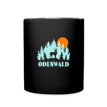 Odenwald - Tasse einfarbig - Schwarz - Vorne