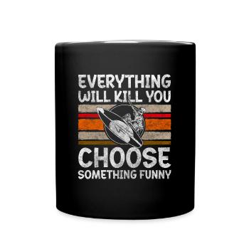 Surfer Wave Windsurfing Cool - Mug uni - noir - Devant