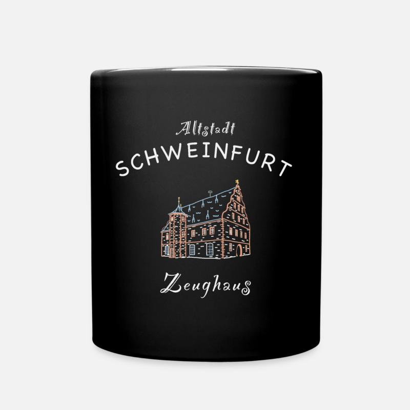 Schweinfurt, Manège militaire historique, Bavière - Mug uni - noir