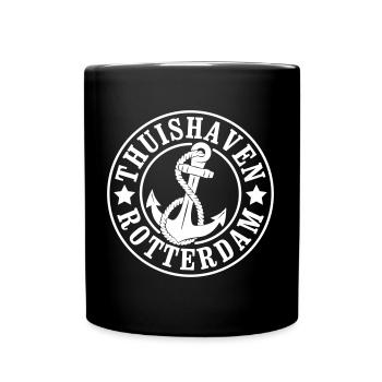 Port d’attache Rotterdam - Mug uni - noir - Devant
