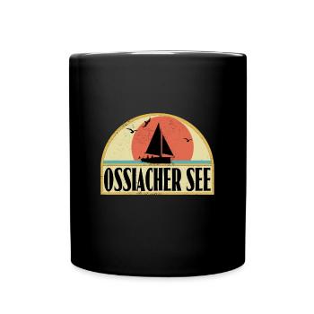 Ossiacher See - Tasse einfarbig - Schwarz - Vorne