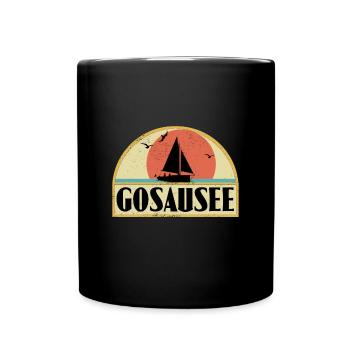 Gosausee - Tasse einfarbig - Schwarz - Vorne