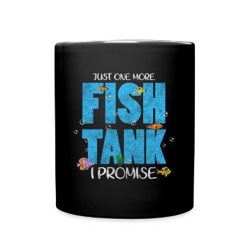 Fish aquarists under water - Full Colour Mug - black - Front