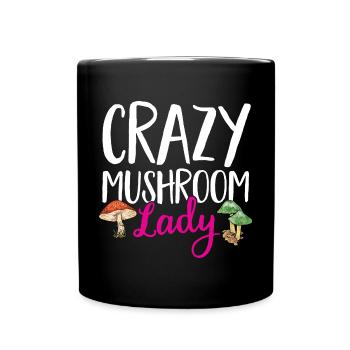 Chasse aux champignons, champignons, morilles, cueillette de champignons, cueillette de champignons - Mug uni - noir - Devant
