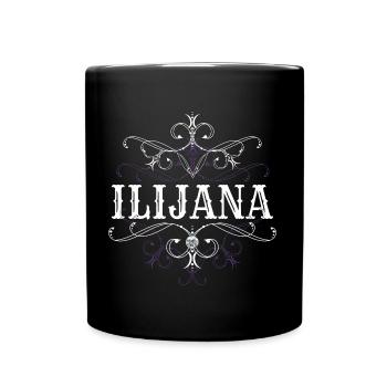 Ilijana Nom Prénom personnalisé - Mug uni - noir - Devant