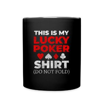 Ace Card Game Double Head All In - Full Colour Mug - black - Front