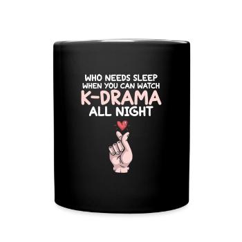 Conception de la série K-pop K-drama - Mug uni - noir - Devant