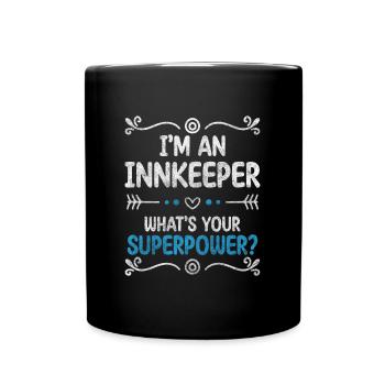 Wirt Party Bar Tabak - Mug uni - noir - Devant
