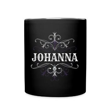 Johanna Surname First name personalized - Full Colour Mug - black - Front