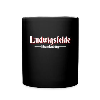 Ludwigsfelde - Tasse einfarbig - Schwarz - Vorne